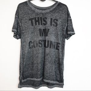 “THIS IS MY COSTUME” Graphic T-Shirt-Size XS